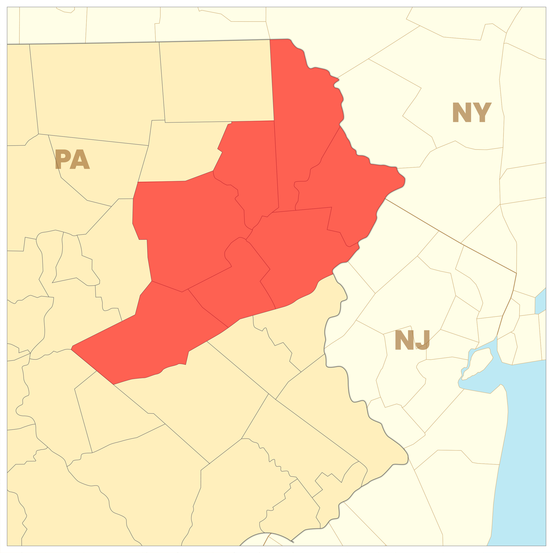 Flavor Smart Northern Pennsylvania Coverage Areas